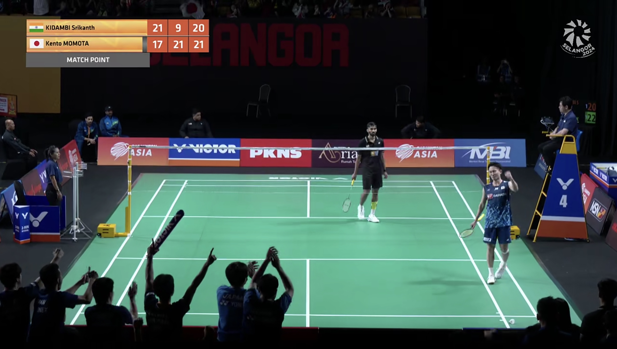 印度队险胜韩国队，桃田贤斗扛起全队