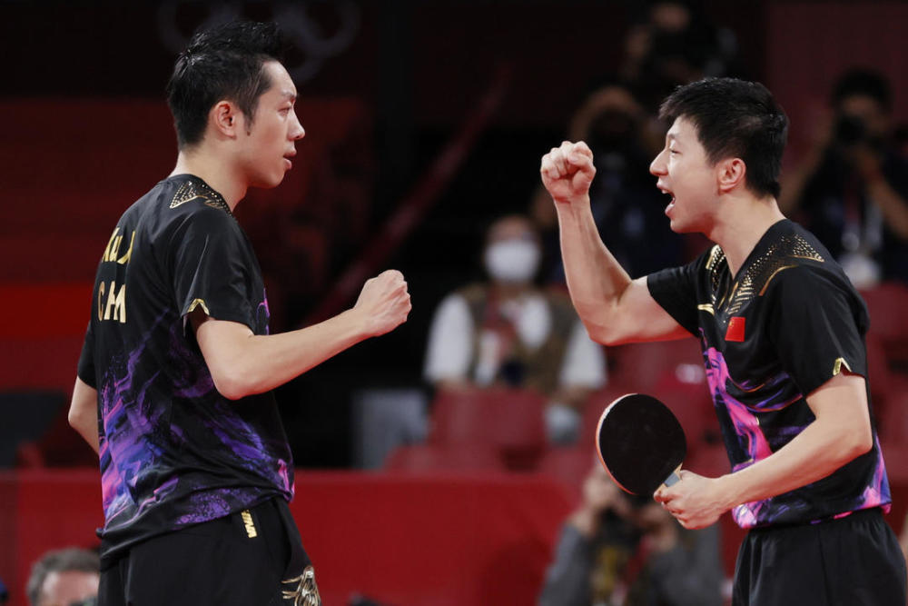 日本队横扫德国队，许昕带队取胜